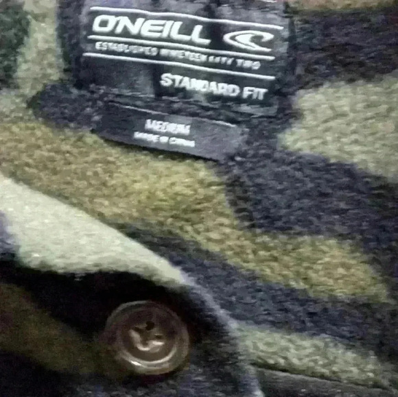 O'Neil Youth Medium Fleece Sweater with Hood - Picture 2 of 3